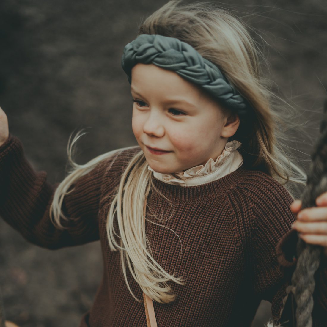 Senza Headband | Jade Sheep Leather