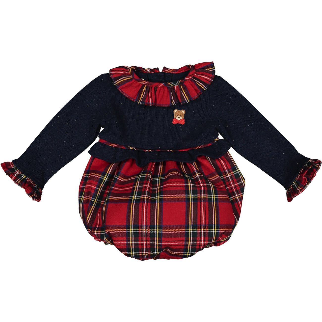 A Bear Story Knit Romper