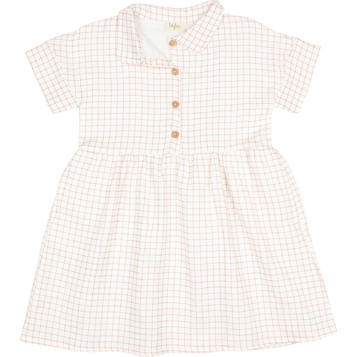 Terracota Mini Check Dress