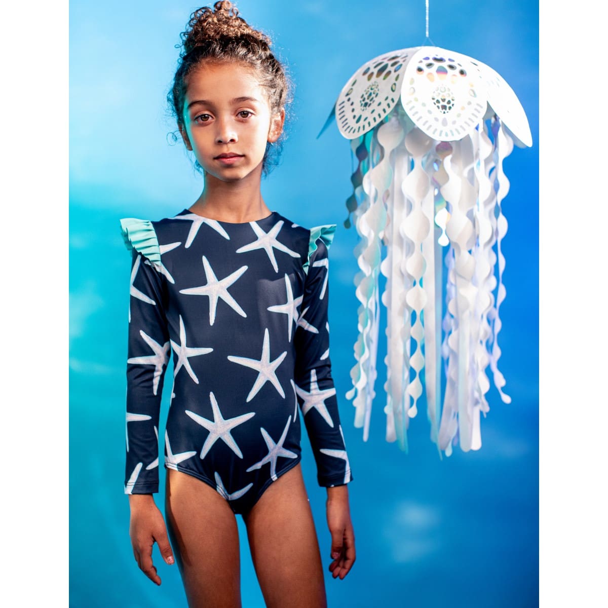 Deep Blue L/S One Piece