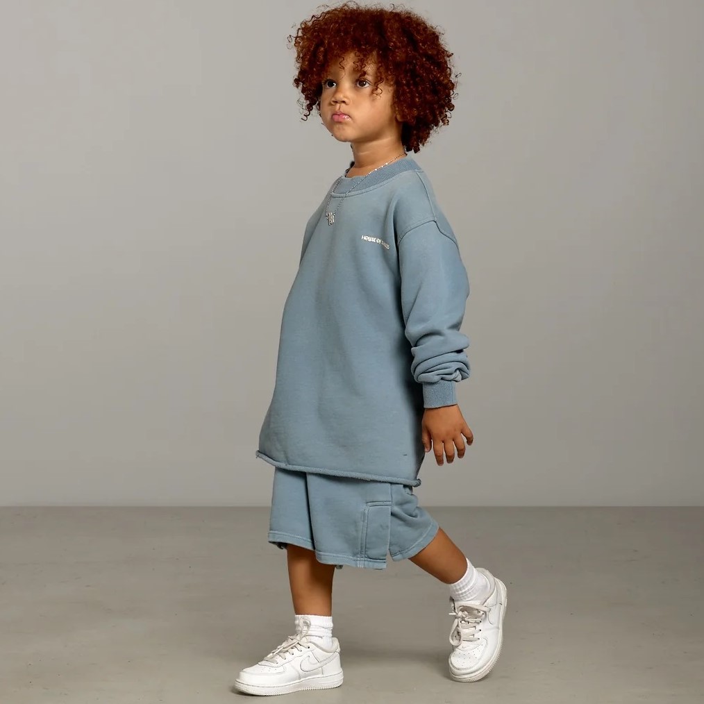 The Longsleeve Blue Washed