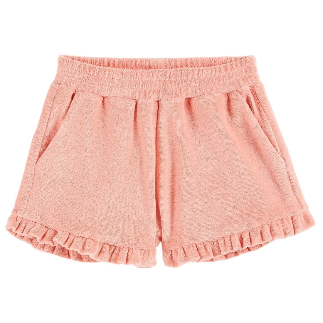 Blossom Ruffled Terry Shorts