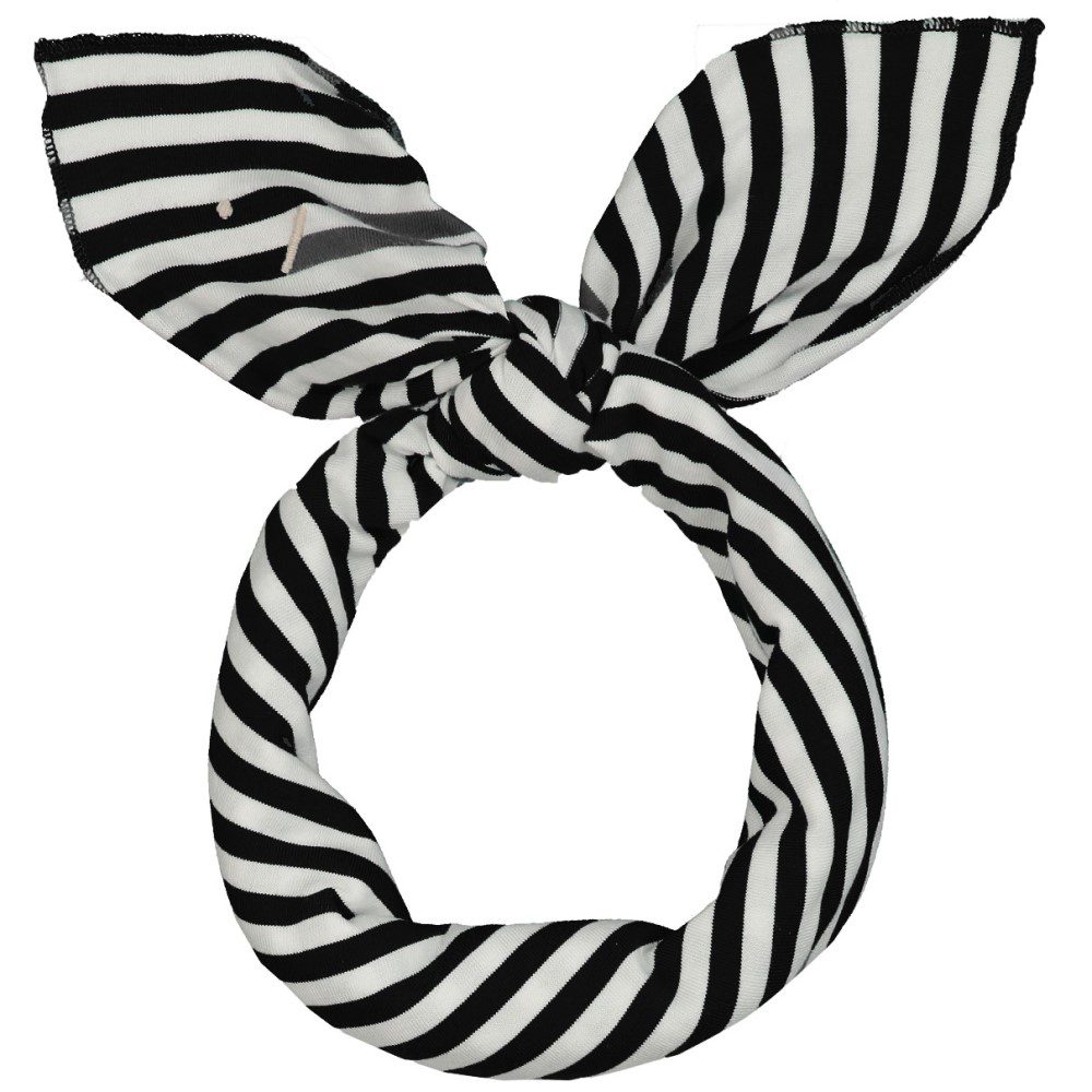 Head Scarf | Nearly Black/Off White