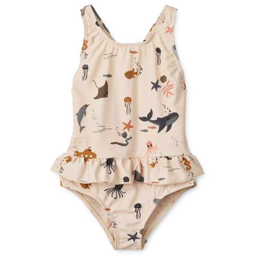 Amara Printed Swimsuit |  Sea Creature / Sandy