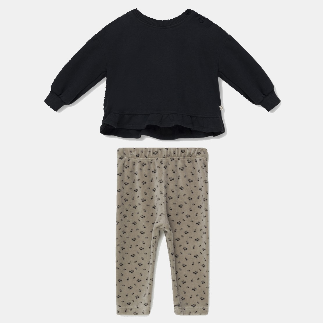 Amelia Baby Sweatshirt & Velour Leggings