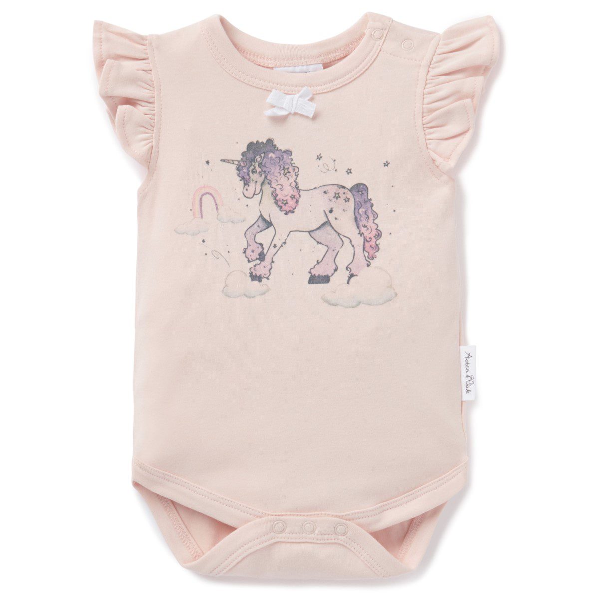 Unicorn Print Flutter Onesie