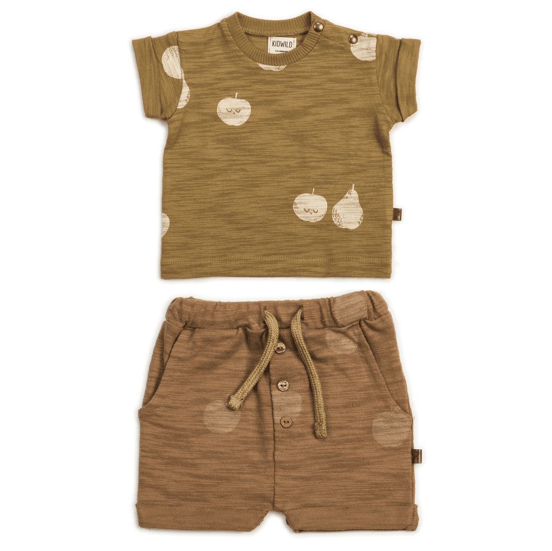 Apply Pear AOP Tee & Apple Pear AOP Shorts