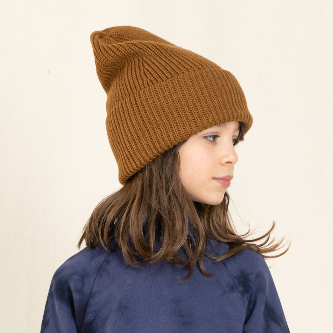 Brandon Merino Wool Beanie | Tobacco