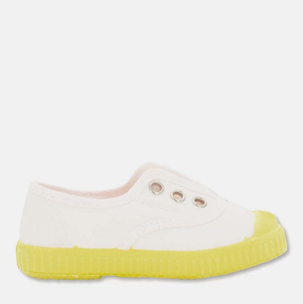 Slip On Sneakers | Pink Yellow