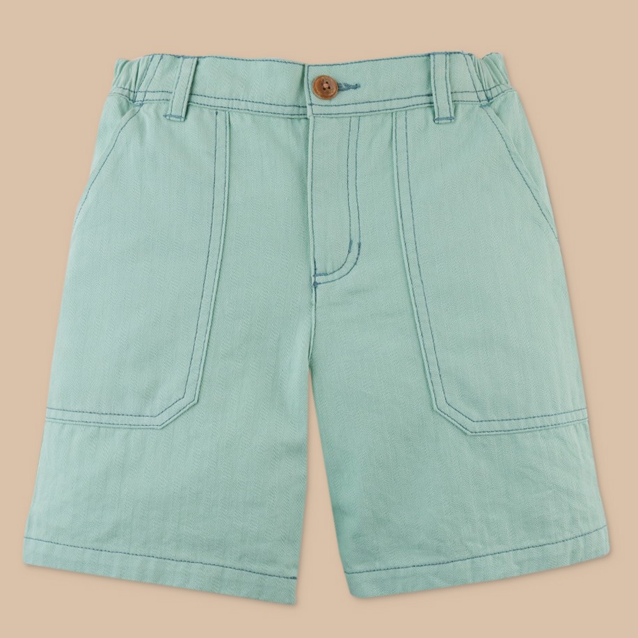 Gino Bermuda Shorts W/ Contrast Stitching