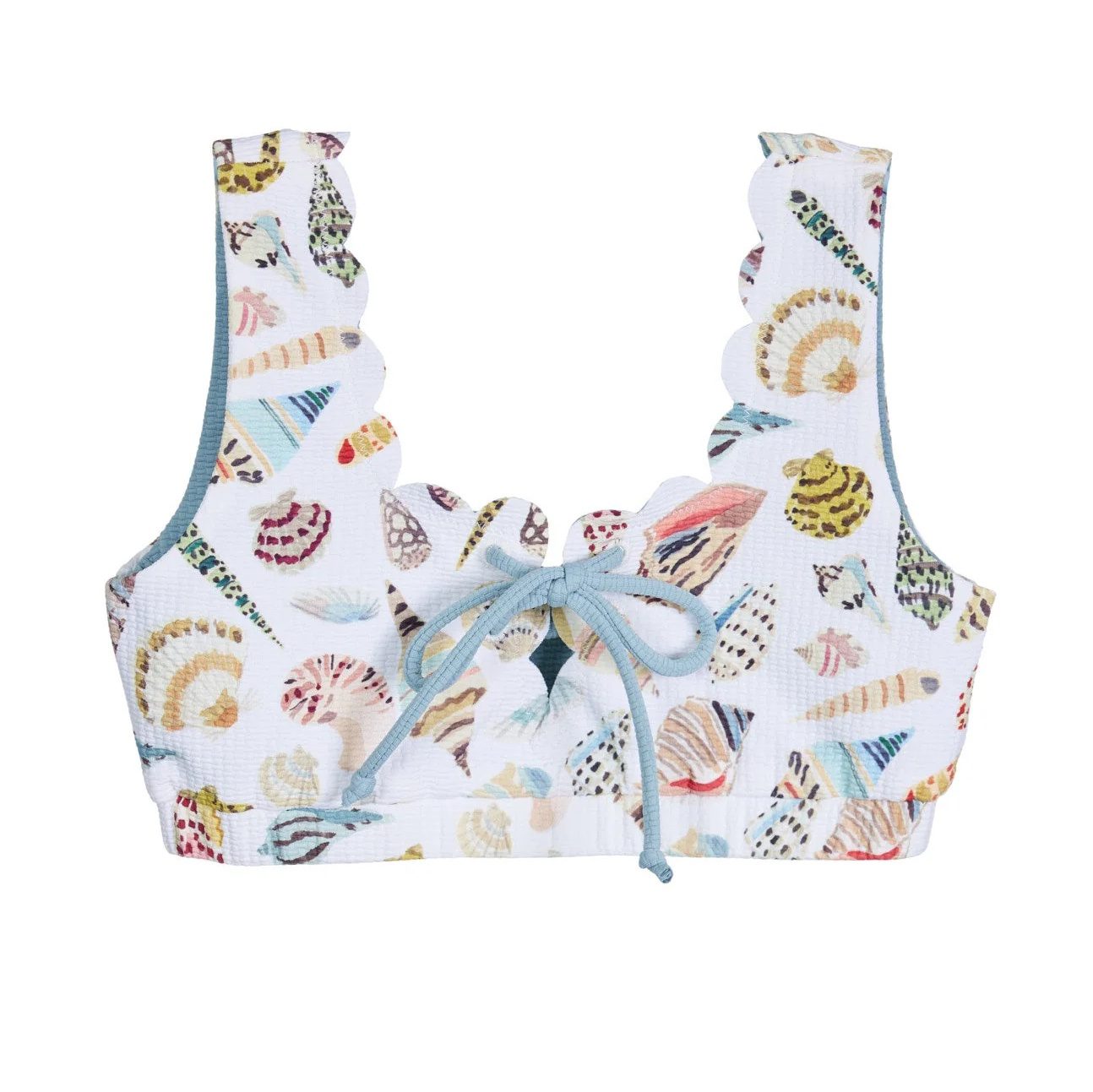 REVERSIBLE Palm Springs Tie Top & Spring Tie Bottom | Crystalline/Coconut Shell Print