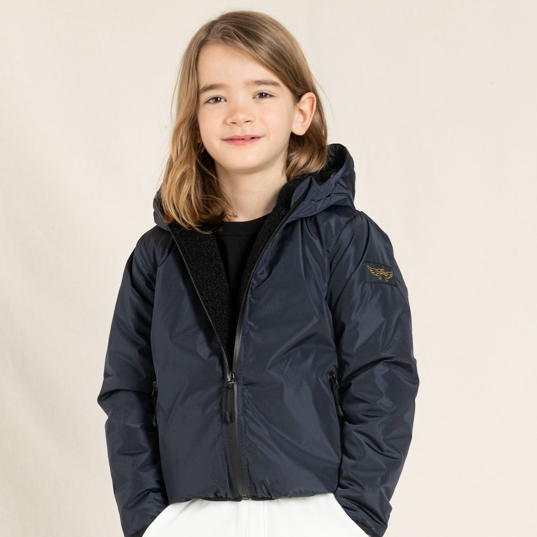 Buckley Hooded Rain Jacket Navy