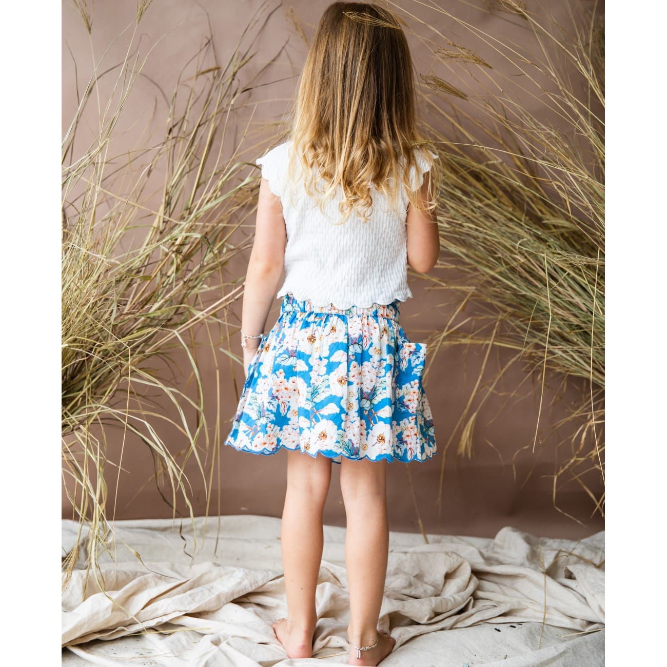 Babe Top Pearl & Angel Skirt Moroccan Blue