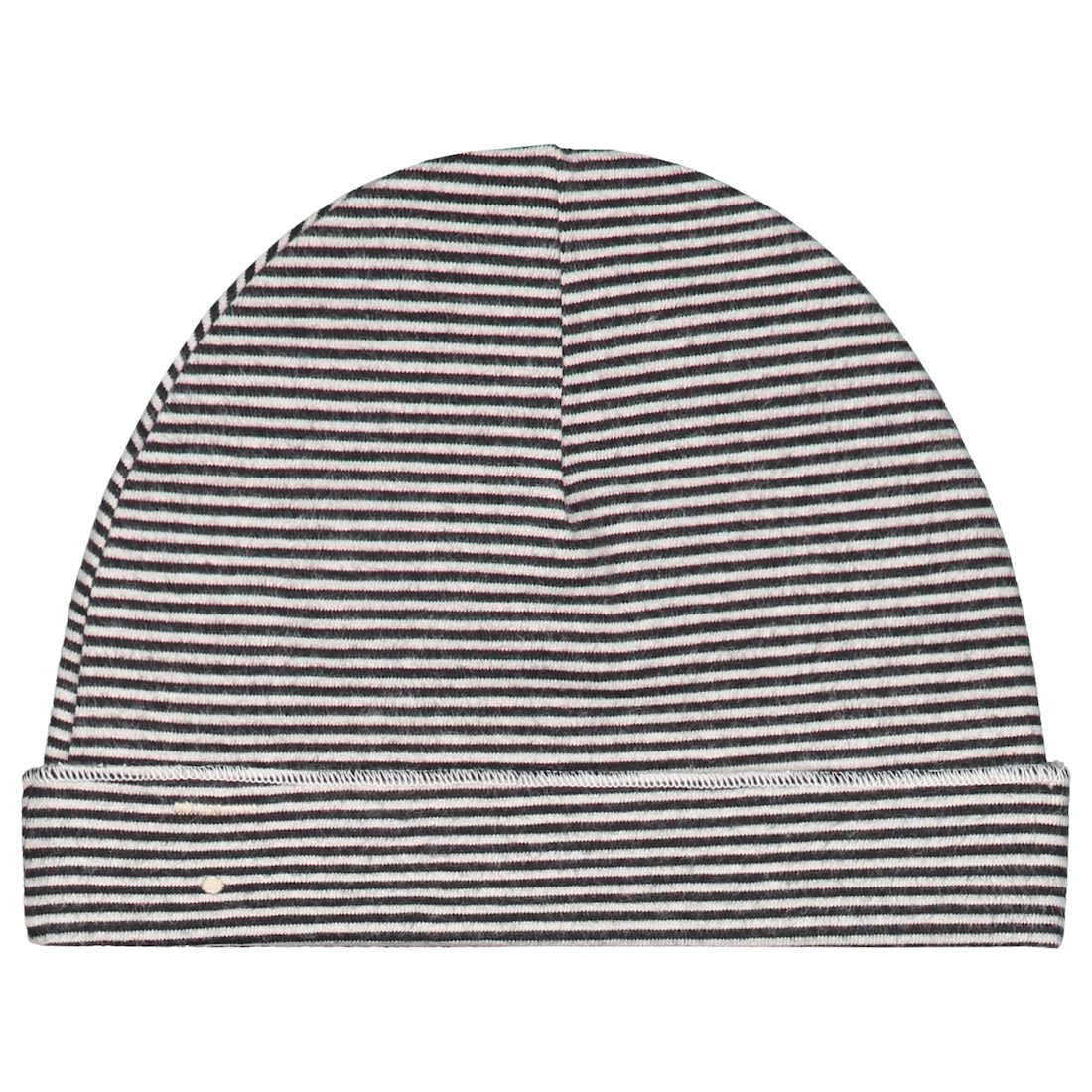 Baby Beanie | Black/Cream