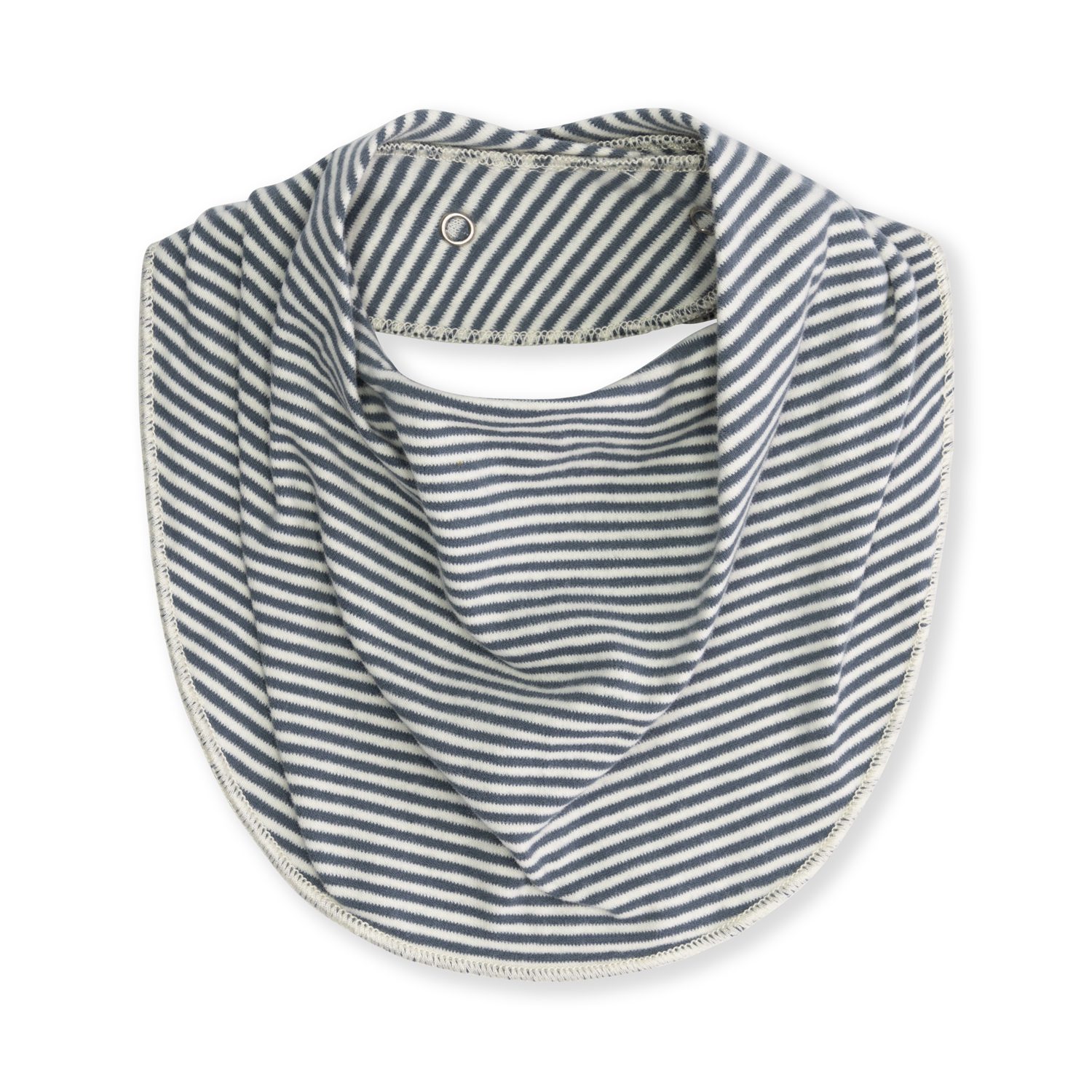 Baby Bib | Blue Grey/Cream