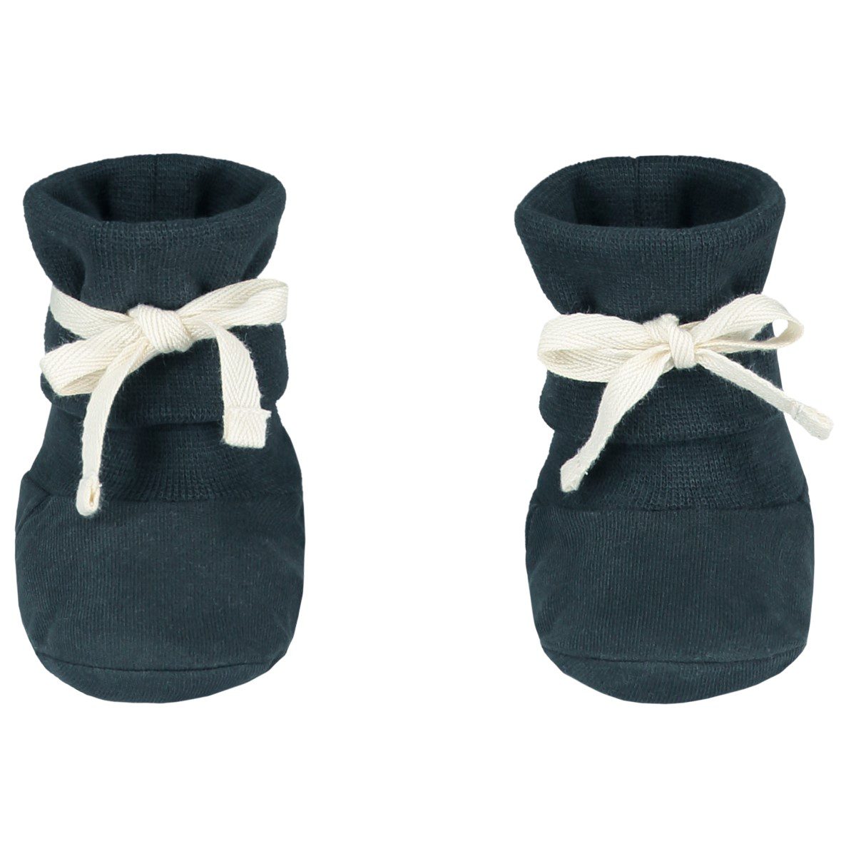 Baby Ribbed Booties | Blue Grey