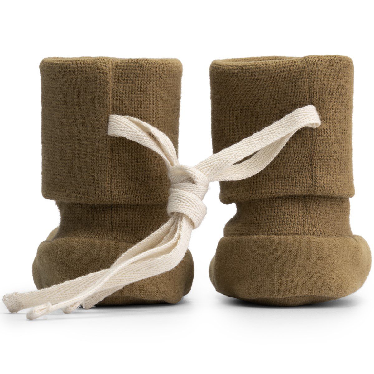 Baby Ribbed Booties | Peanut