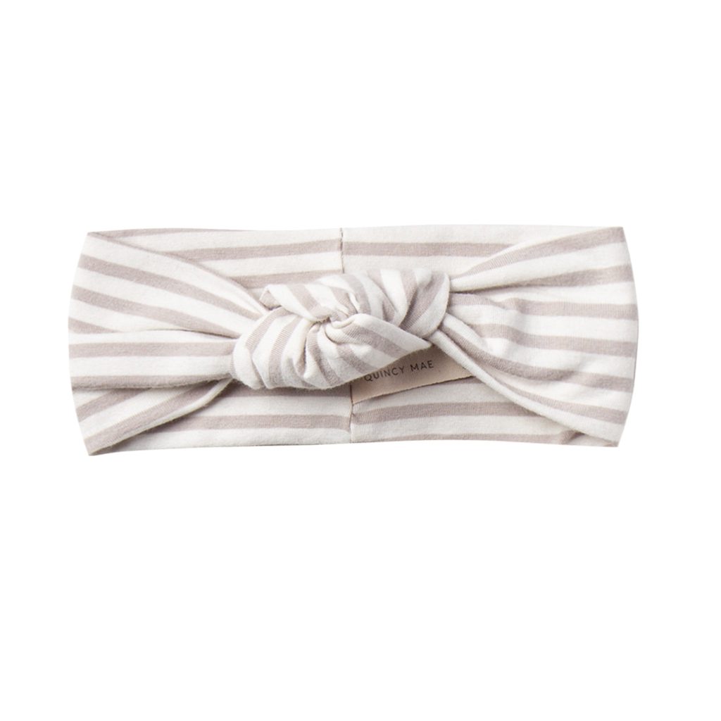 Baby Turban | Fog Stripe