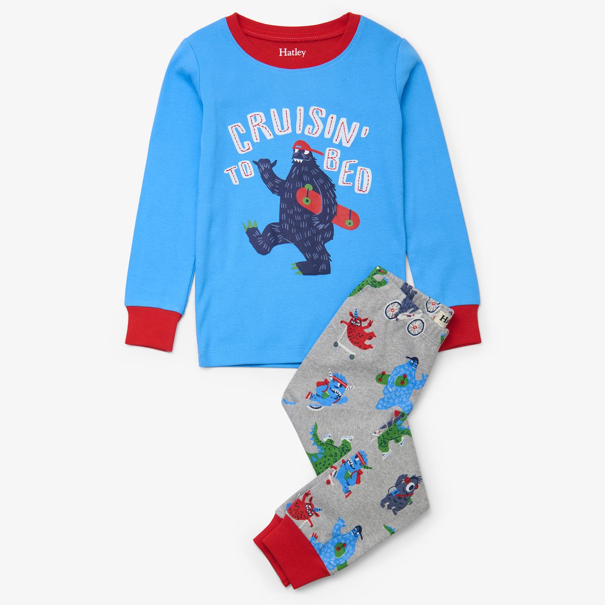 Back To School Appliqué Pajama Set