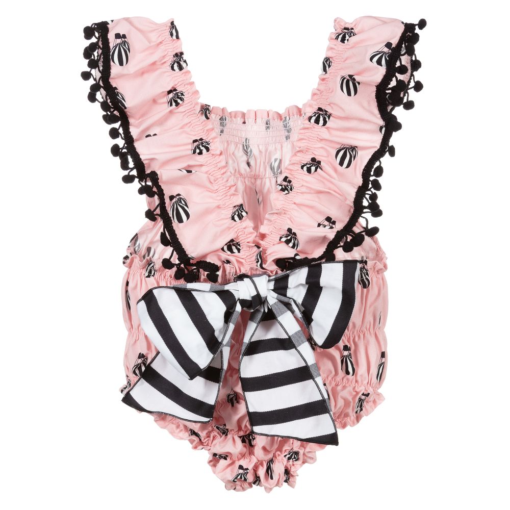 Balloons Cotton Romper Swimsuit