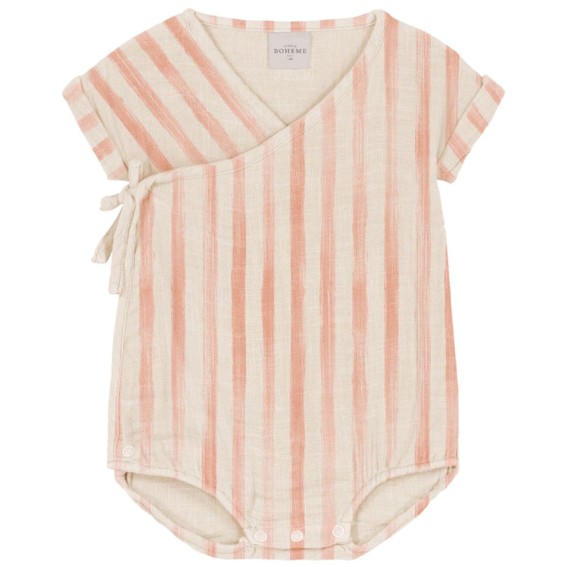 Romper Nauge | Pink Stripes