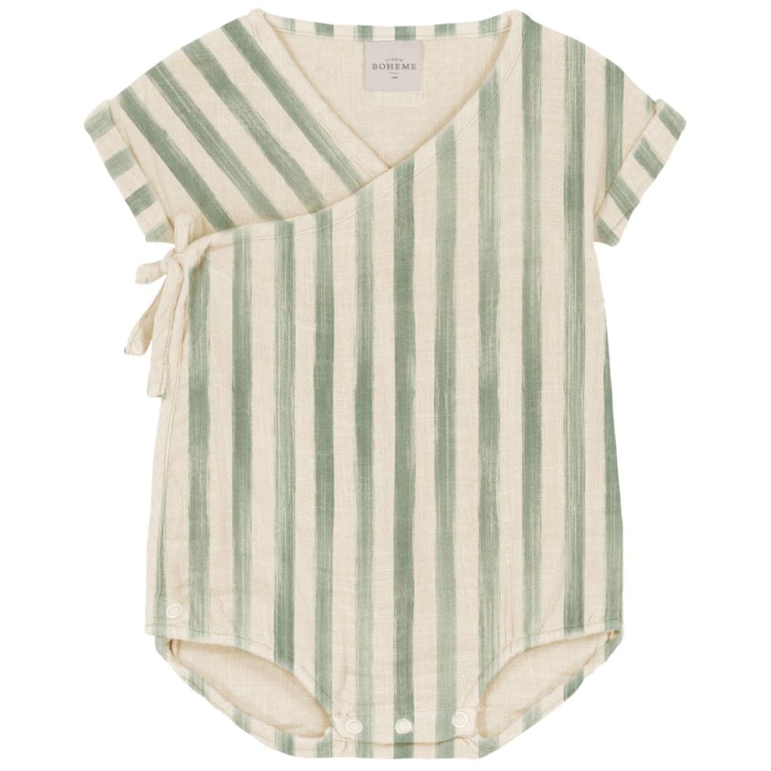 Romper Nauge | Green Stripes