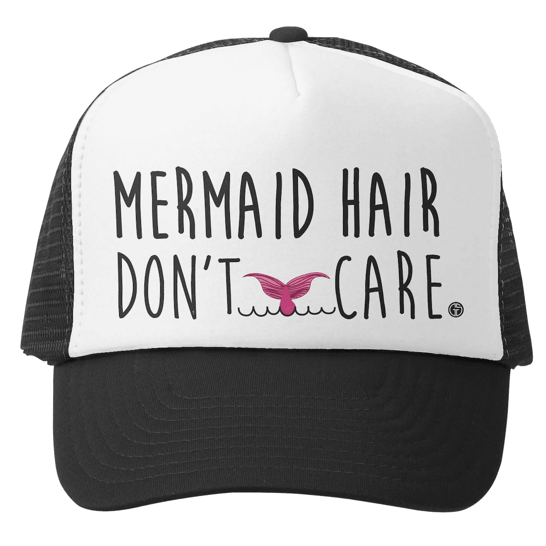 Black Mermaid Hair Don't Care Hat