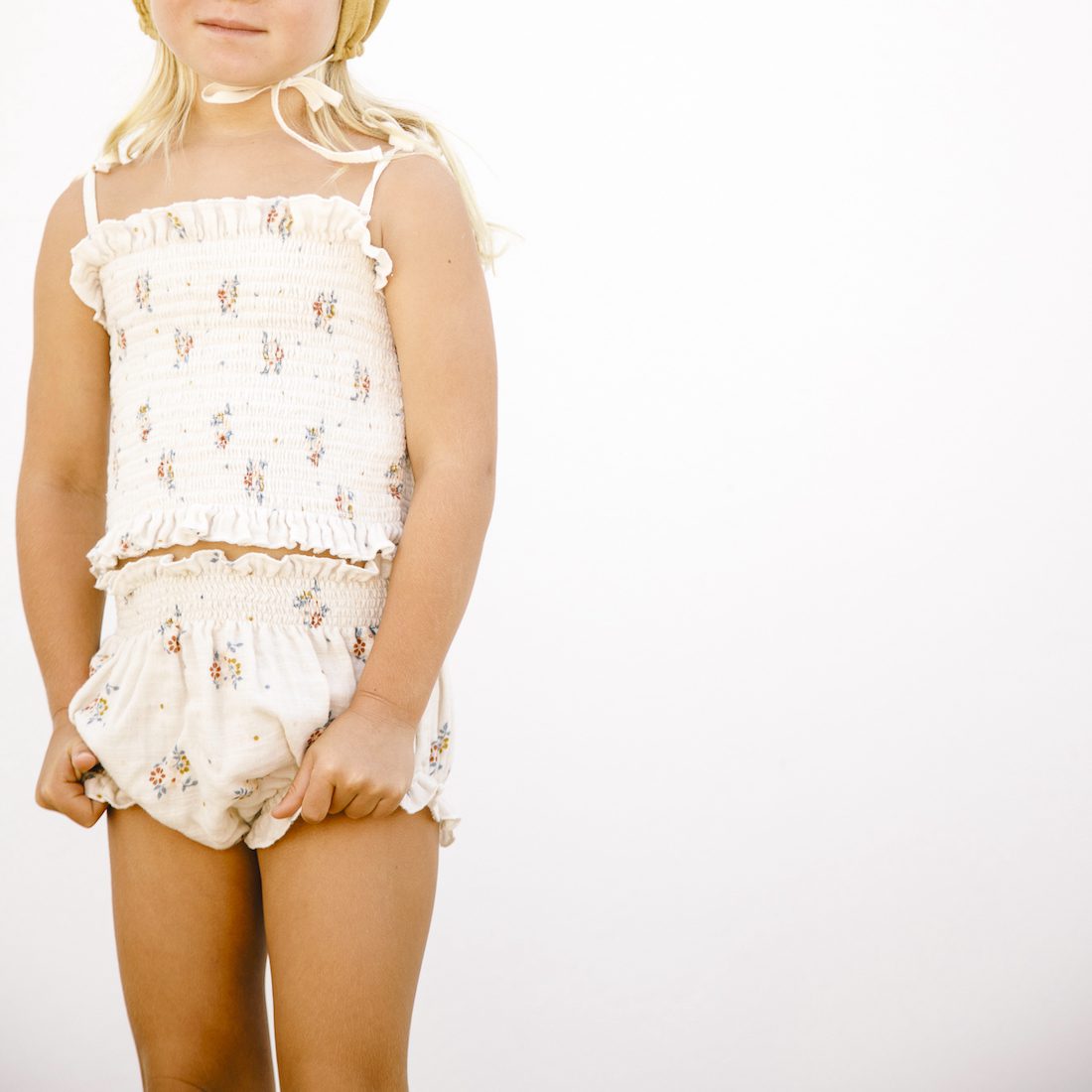 Blanca Smocked Top & Smocked Baby Bloomer