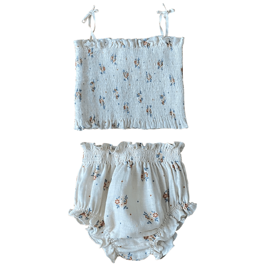 Blanca Smocked Top & Smocked Baby Bloomer