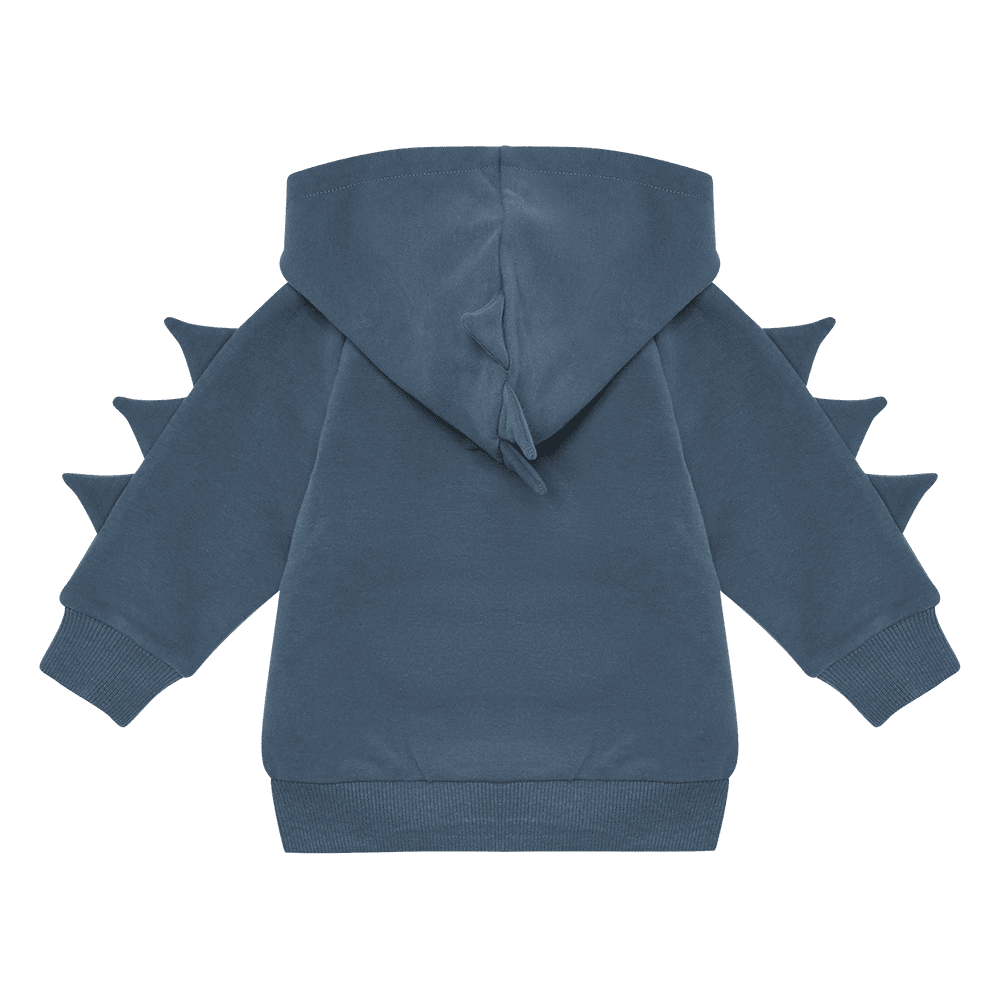 Blue Dino Hoodie & Shorts