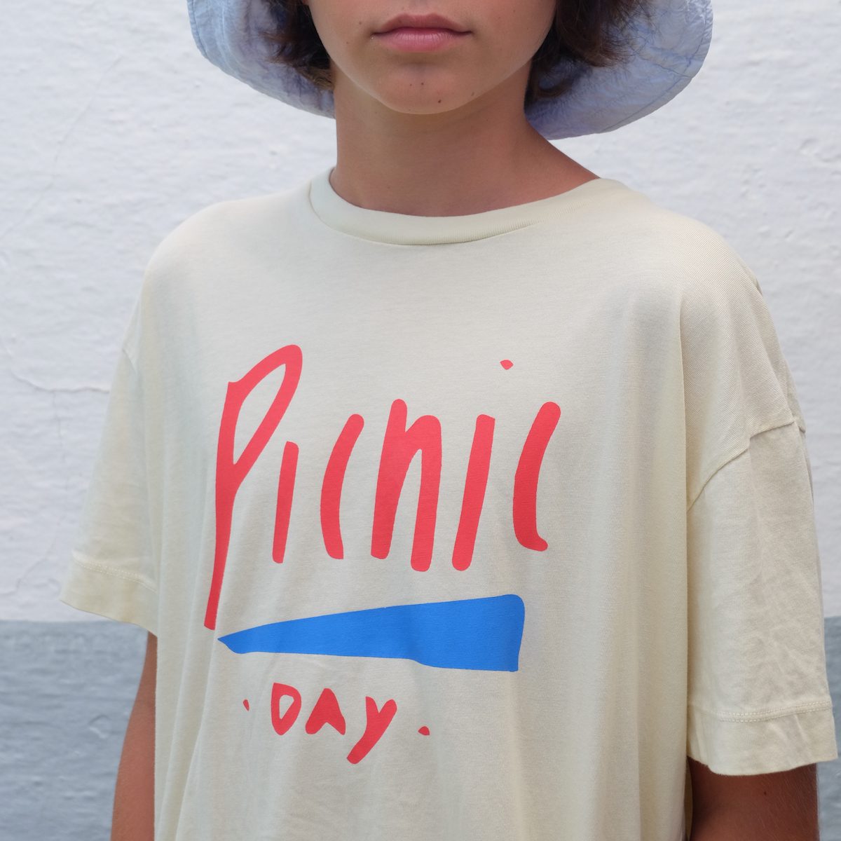 T-Shirt Picnic Day & Short Linen Side Stripes