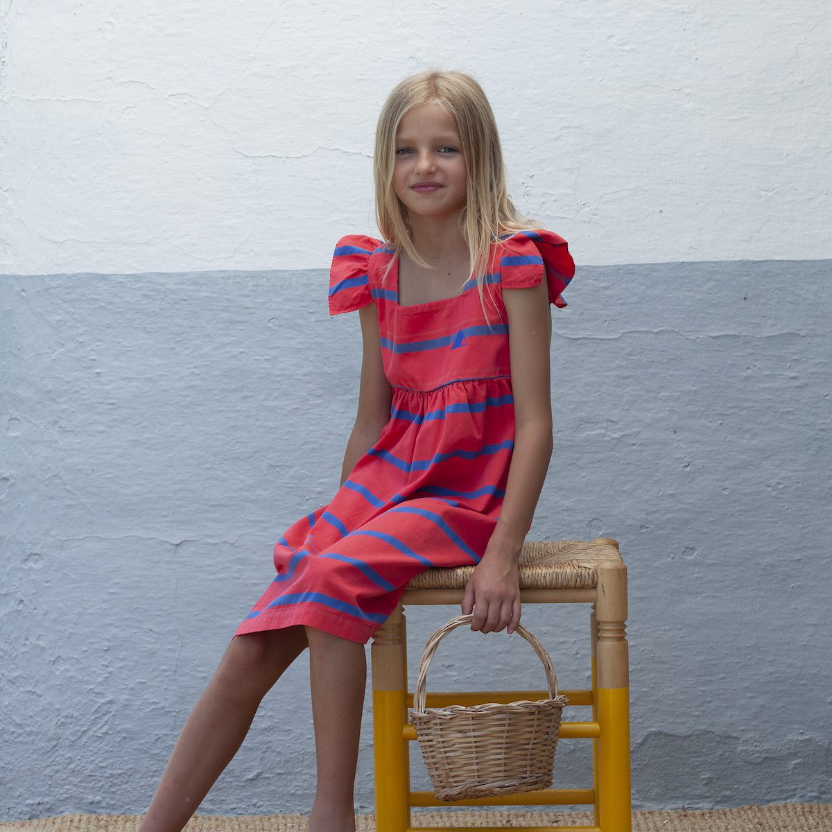 Sleevless Dress Stripes