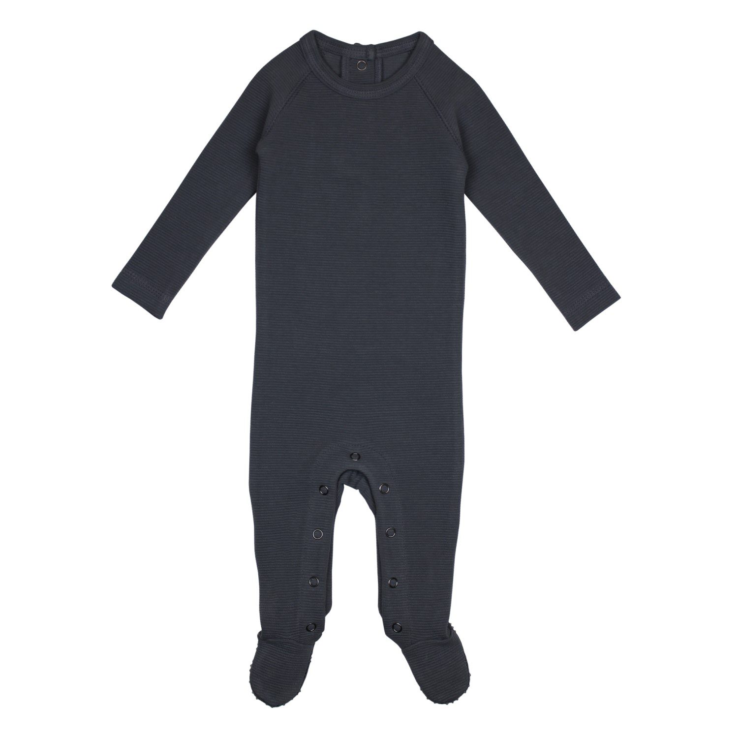 Corduroy Raglan Footie | Chia Seed