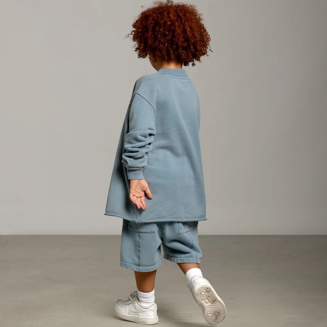 The Longsleeve Blue Washed