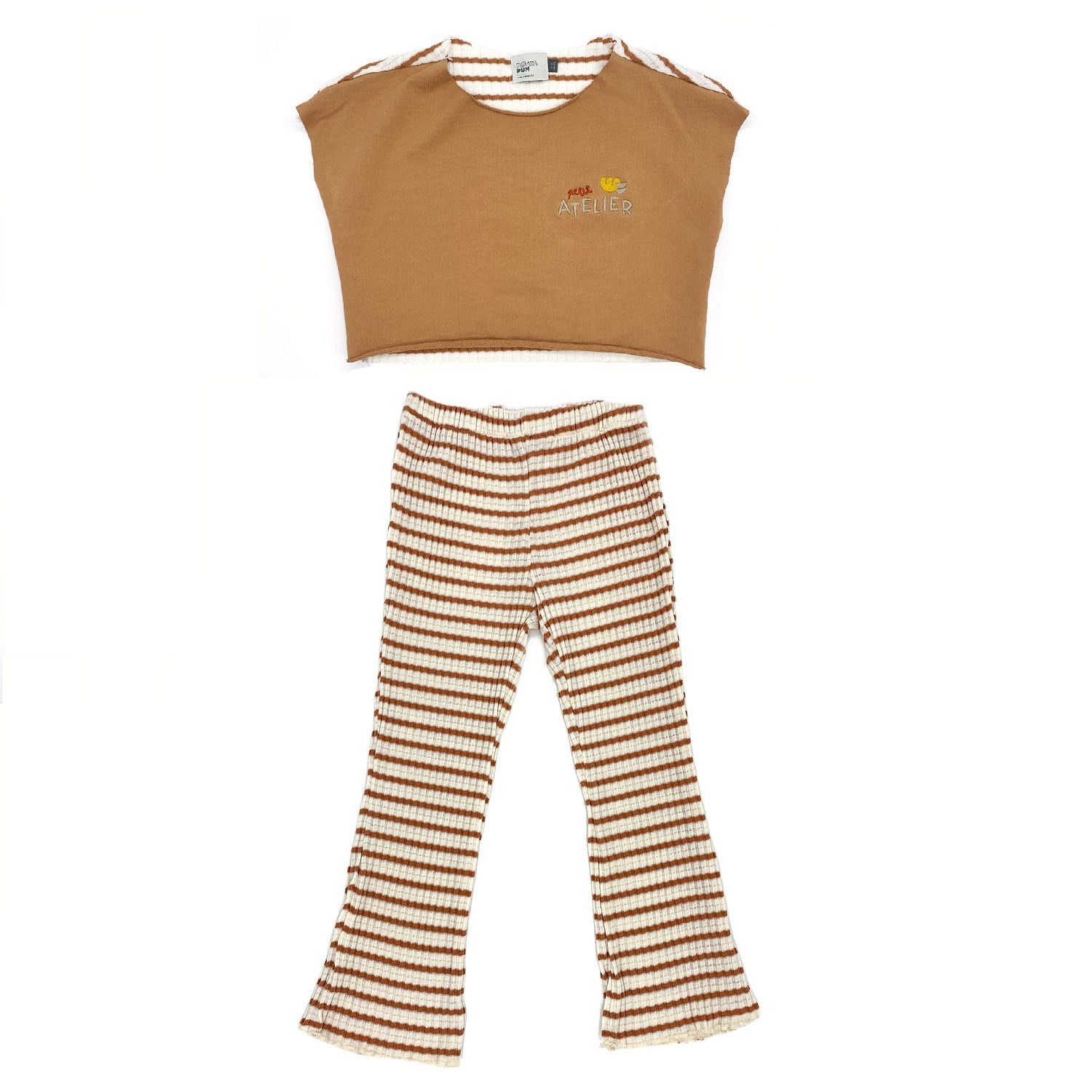 Crop Top Clay & Volpi Clay Stripes