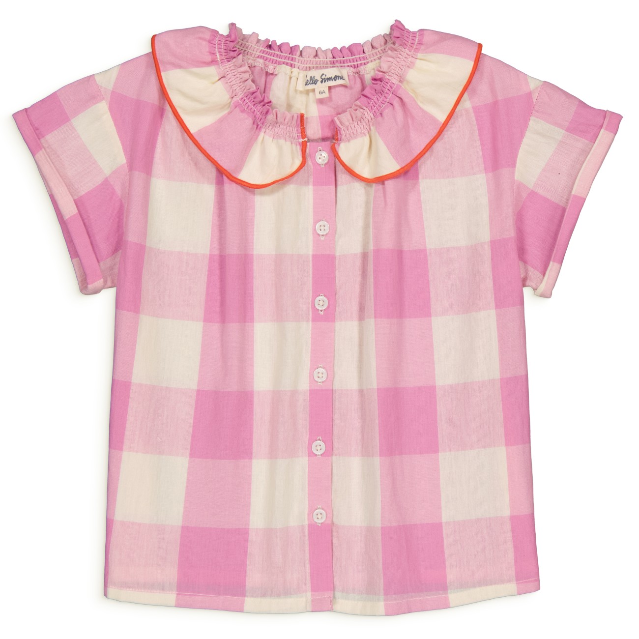 Charlie Blouse Check Lila