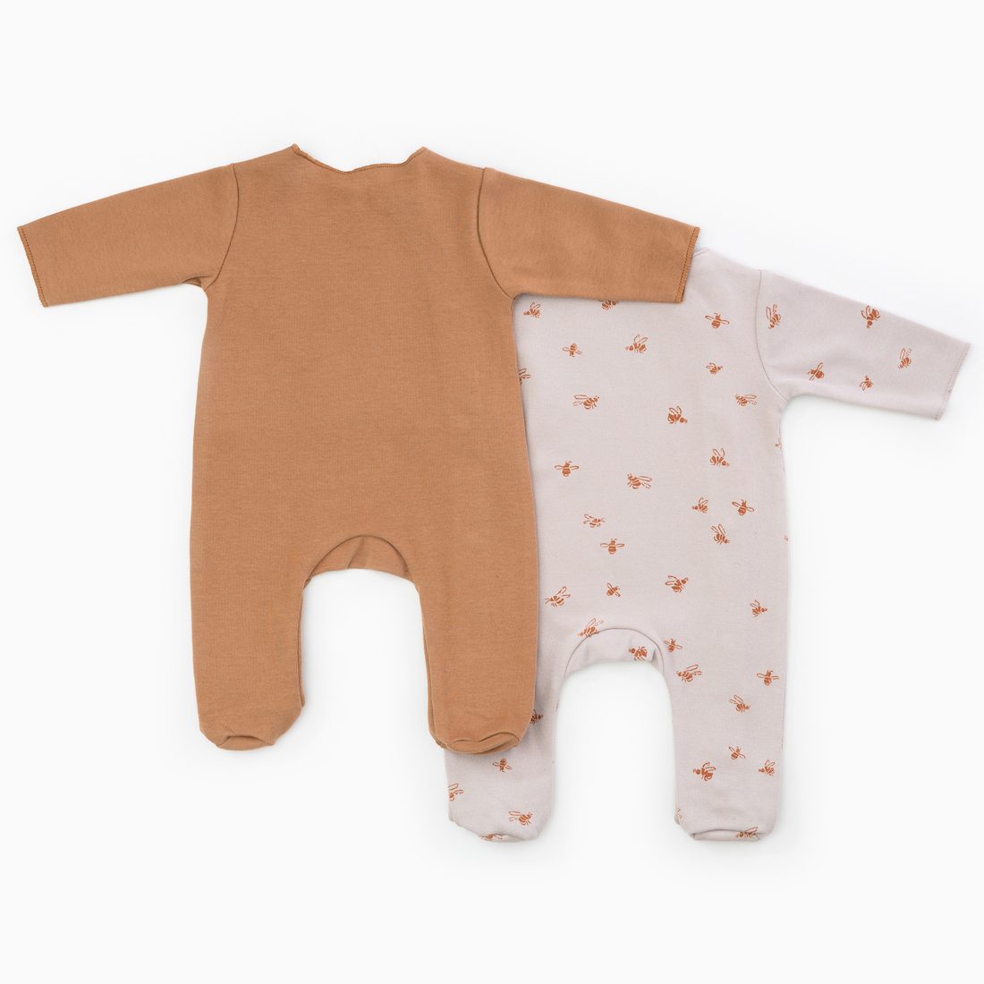 Cherry Tree Striped Rib Baby Grow Set
