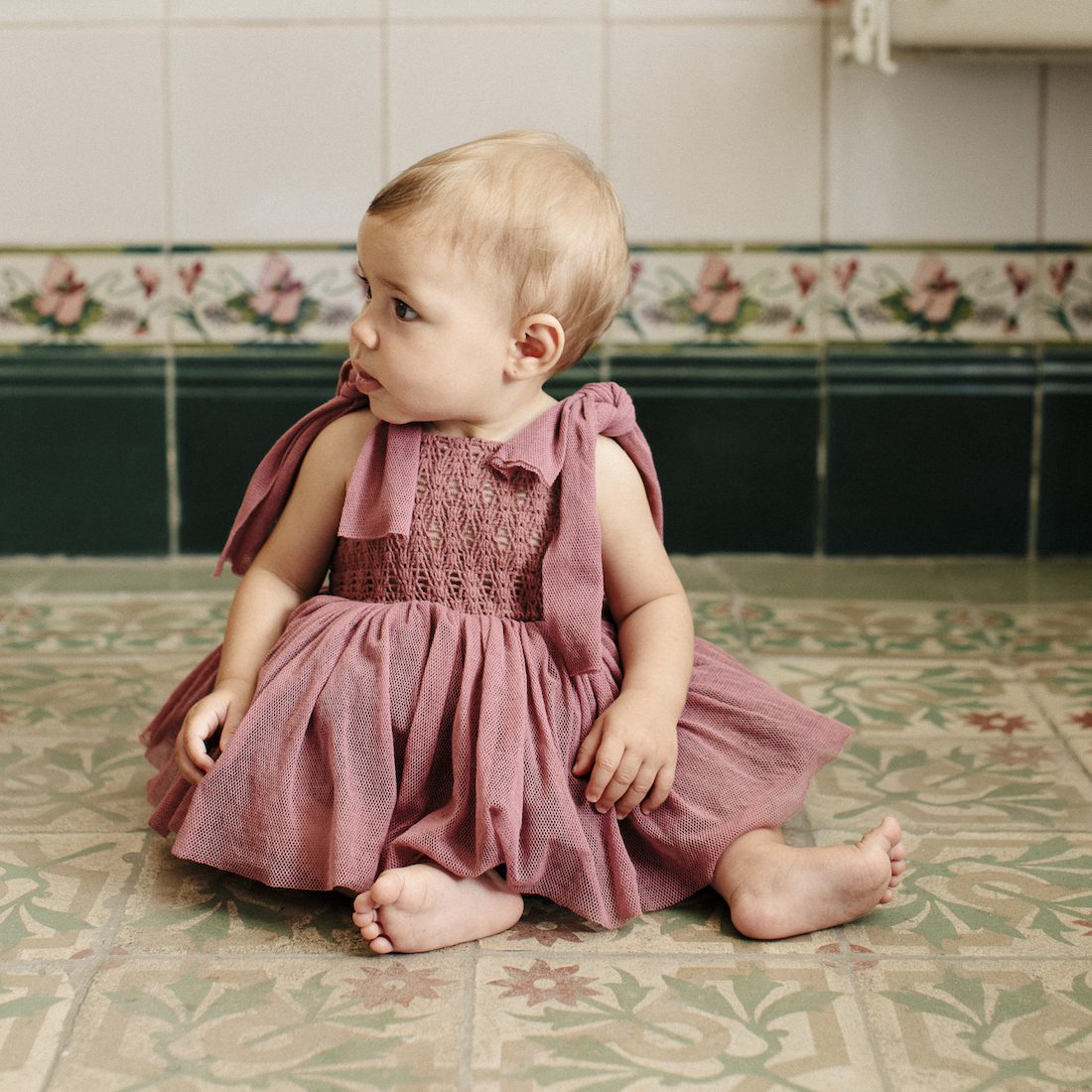 Chloe Romper | Sea Pine Tulle