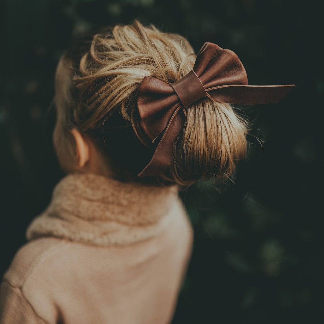 Cinty Hairtie | Burgundy Classic Leather