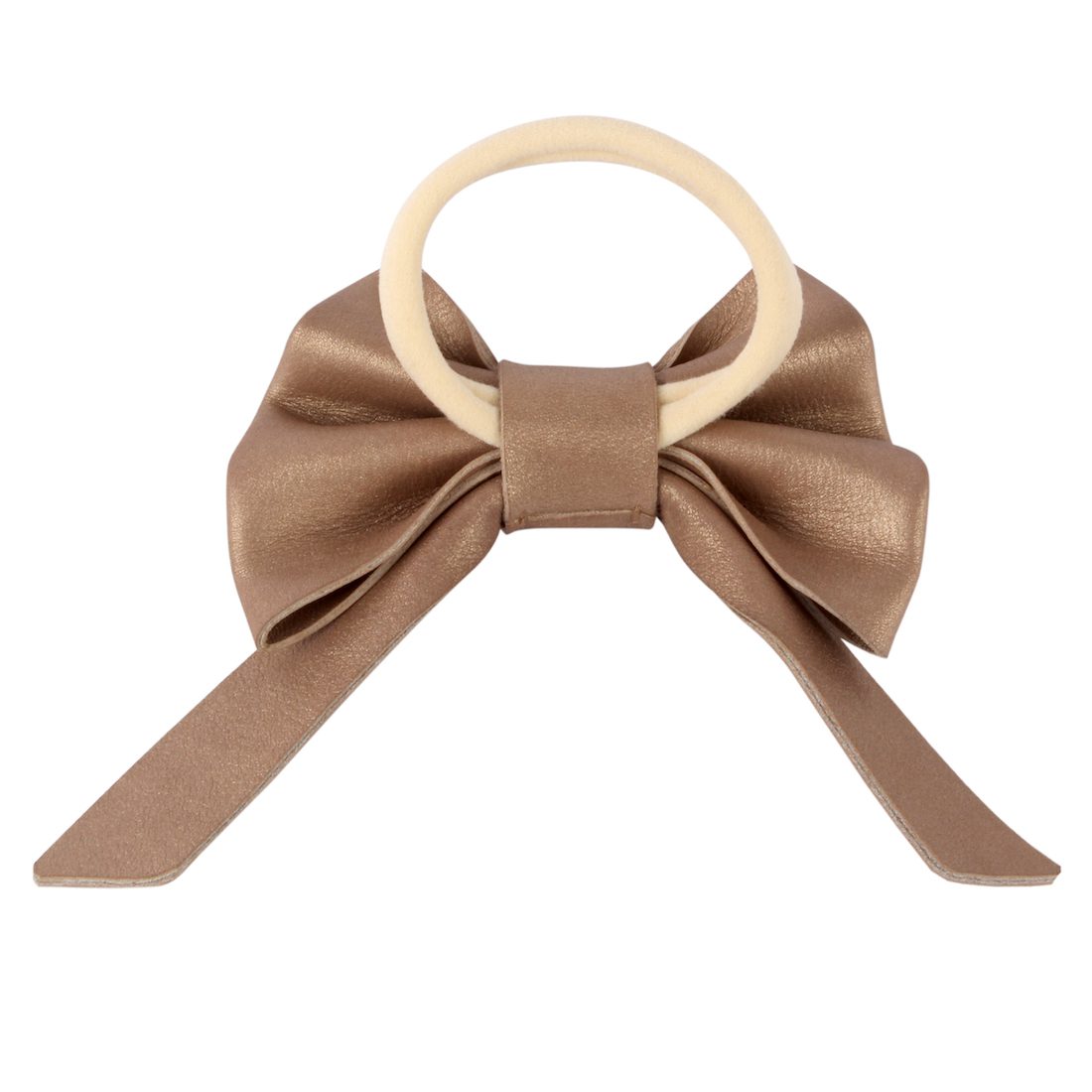 Cinty Hairtie | Truffle Metallic Nubuck