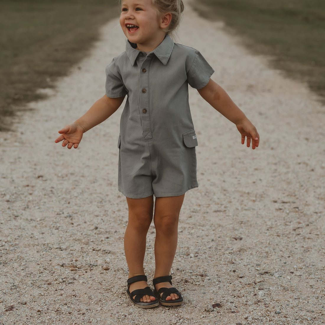 Aspen Jumpsuit | Ocean Grey