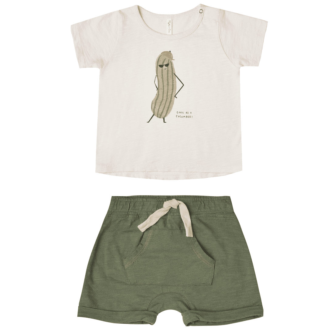 Cool As A Cucumber Tee & Fern Shorts