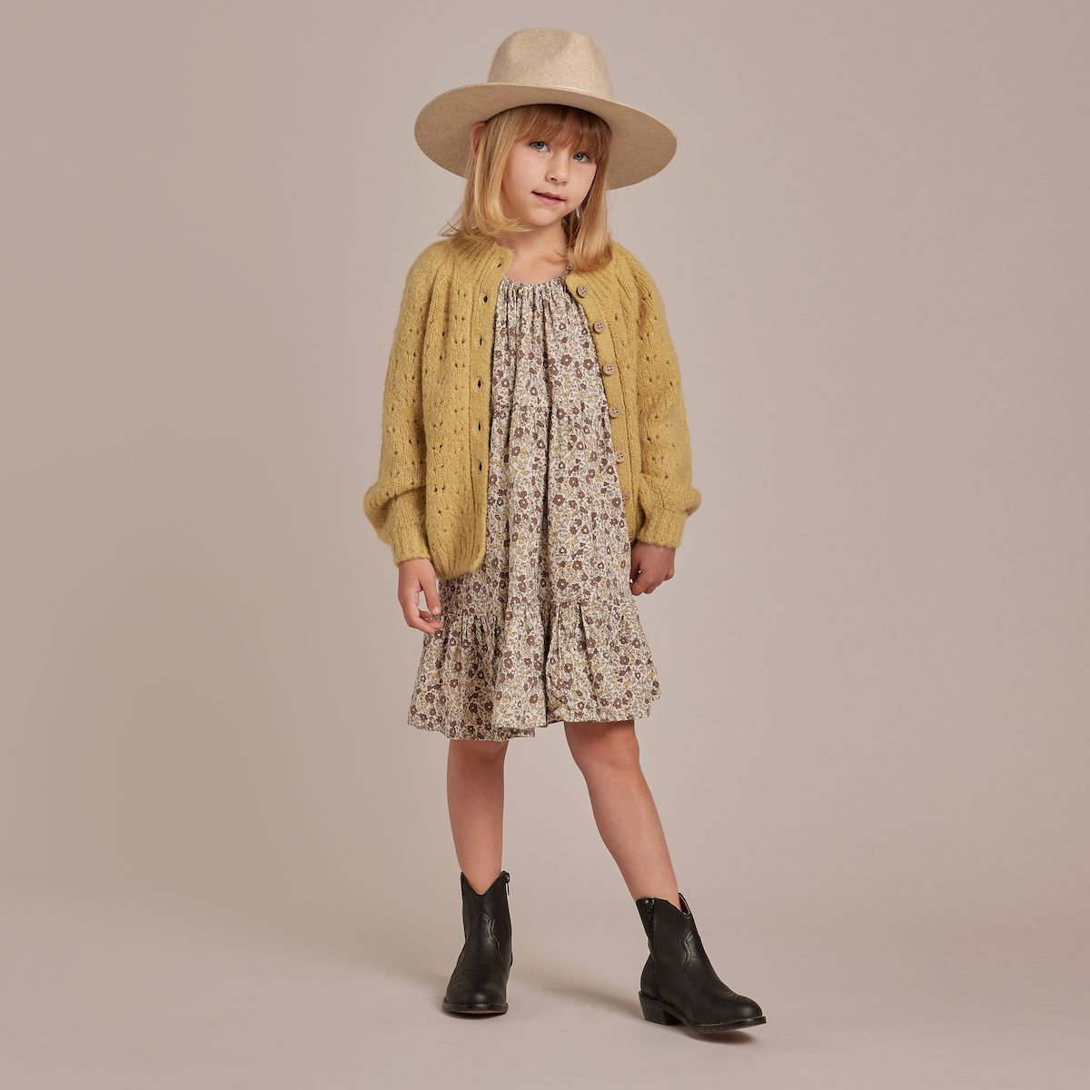 Tulip Cardigan | Lemon