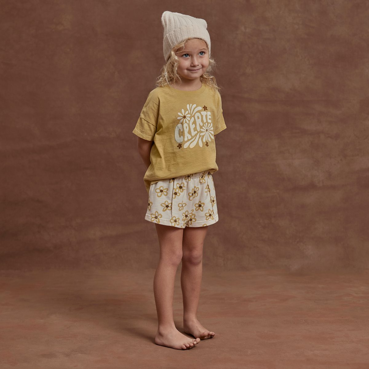 Boxy Tee Create & Track Short Daisy