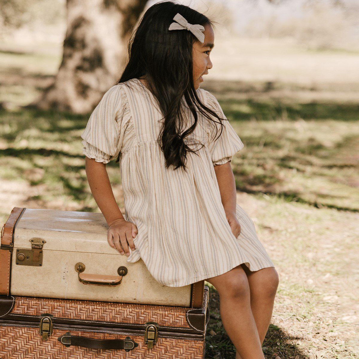 Jolene Dress | Rustic Stripe