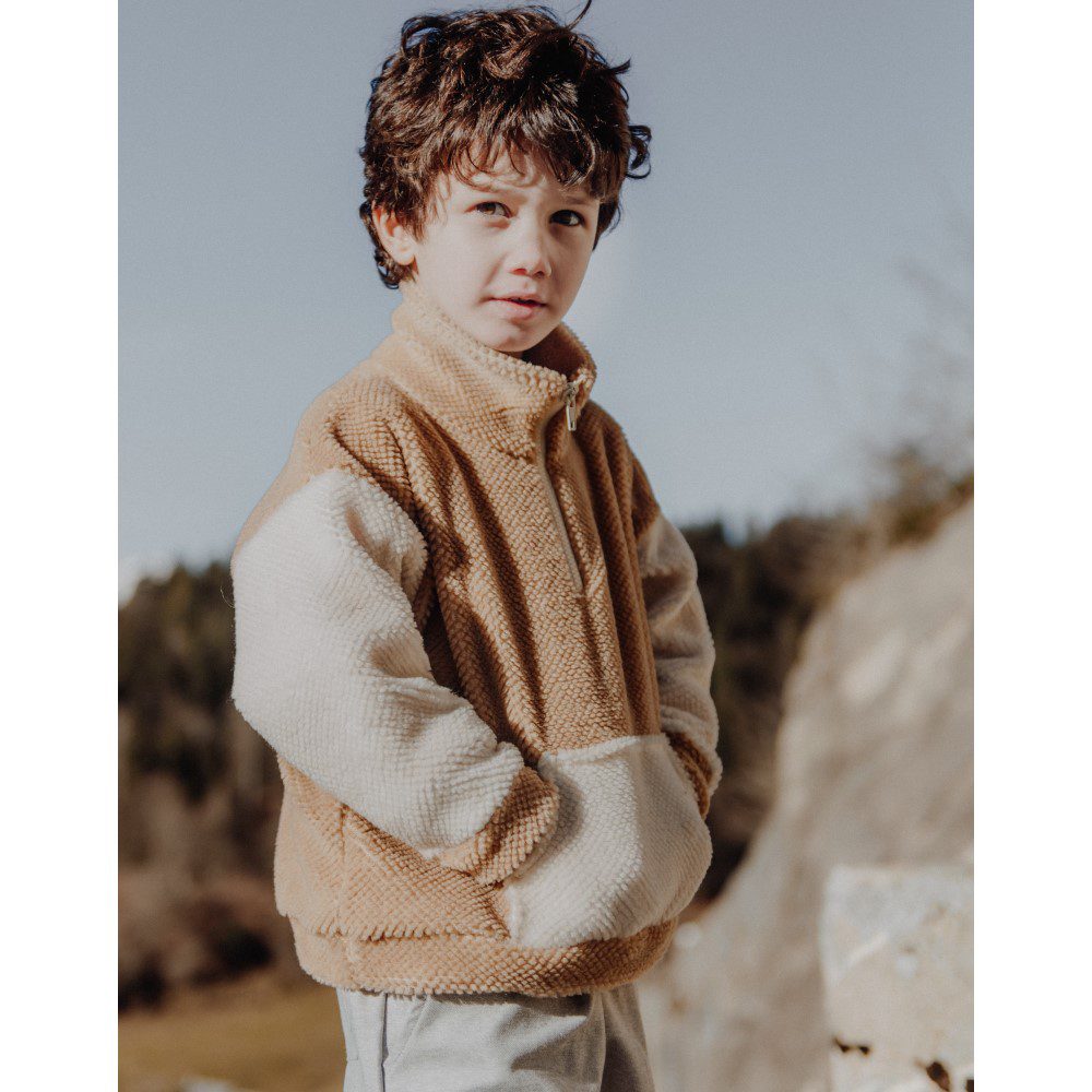 Bear Jacket | Bicolor Cream