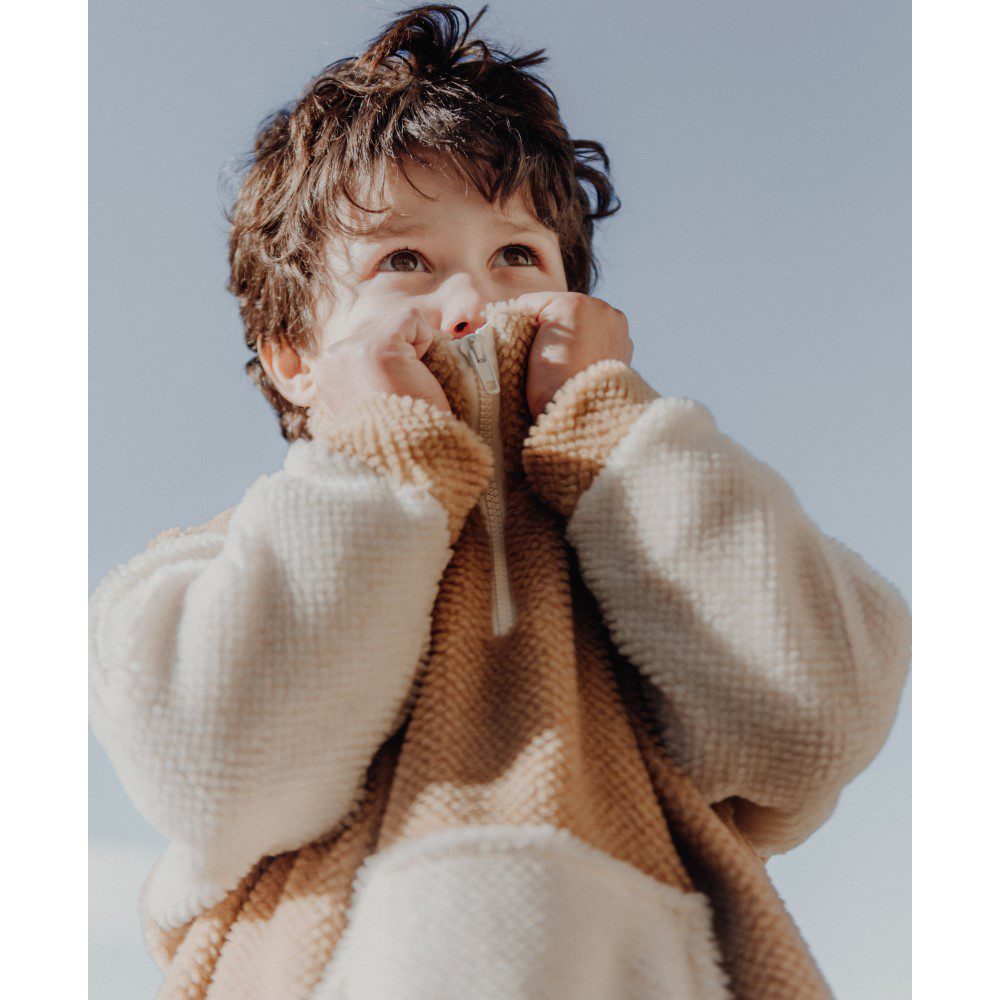 Bear Jacket | Bicolor Cream