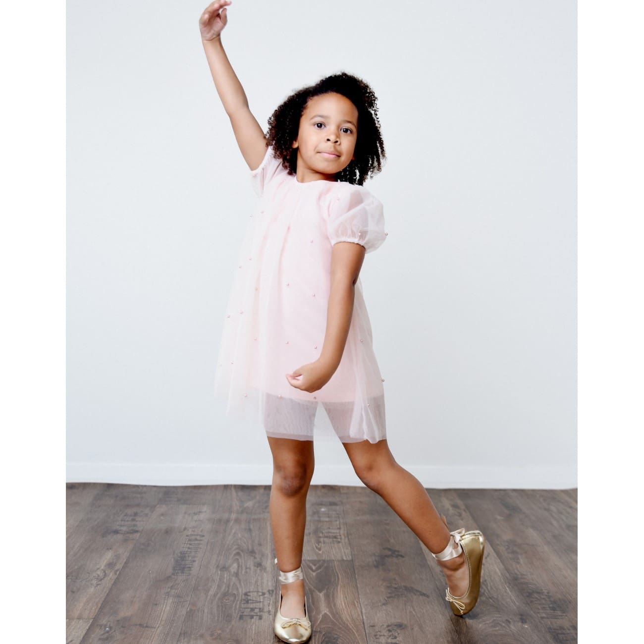 Pearl Tulle Dress | Dollypink