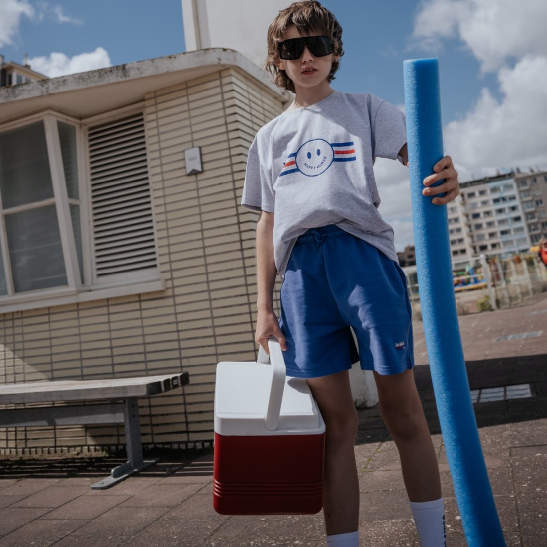 Tshirt Smiley 'Happy Human'