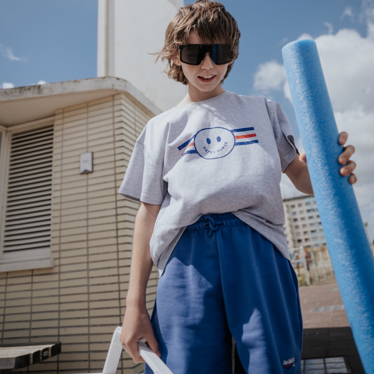 Tshirt Smiley 'Happy Human'